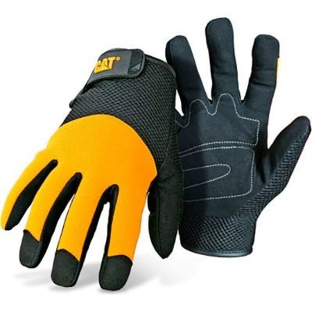 PIP CAT Padded Palm Utility Gloves, 2XL, Yellow CAT0122152X